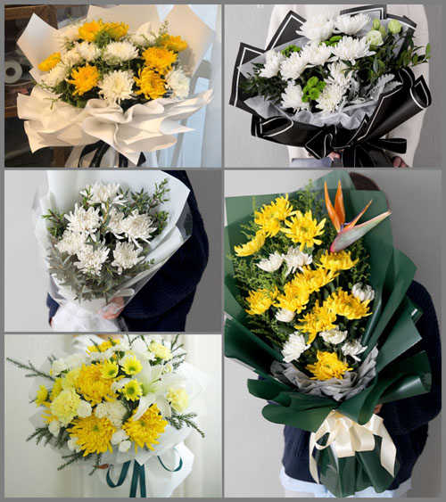辽宁鞍山铁西区启明街道白事花束代送